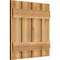 Ekena Millwork Spaced Board-n-Batten Shutters, Rough Sawn Western Red Cedar, 23W x 23H, PR RBS06S23X023RWR - alternate 3